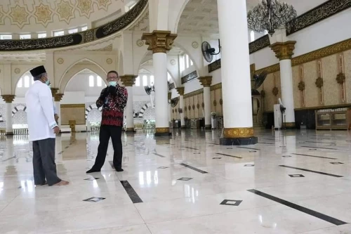 Foto Gubernur Kalimantan Barat  Tinjau Kesiapan Ibadah di Masjid Raya Mujahidin